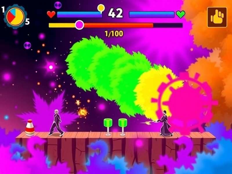 Holi Power Punch color effects